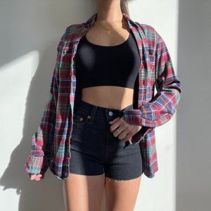 JCREW Plaid Oversized Shirt
